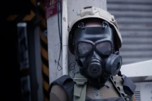 CBRN protection systems with activated carbon