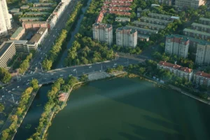 City drinking water treatment with activated carbon