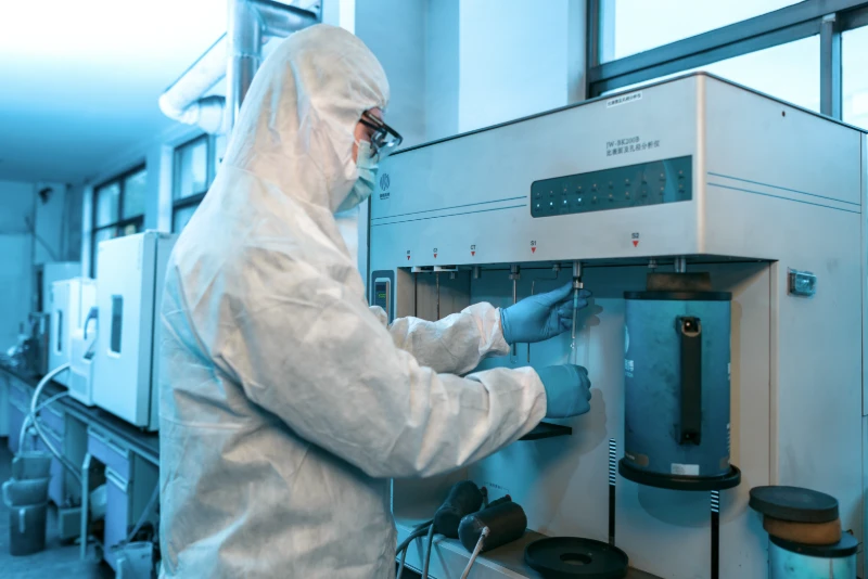 PureStar team tests activated carbon BET surface area