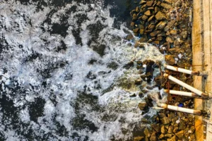 Industrial wastewater treatment using activated carbon