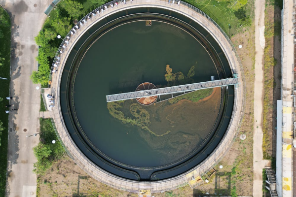 Municipal wastewater treatment using activated carbon